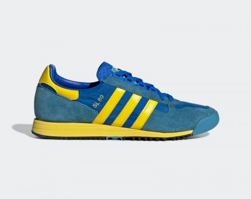 Adidas SL 80 Glow Blue Yellow Tactile Steel FV4029