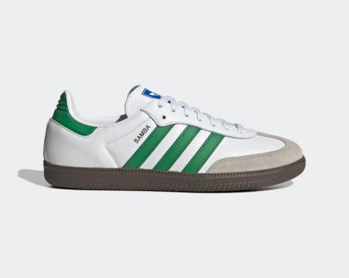 Adidas Samba OG Footwear White Green Supplier Color IG1024