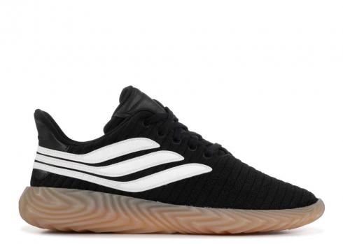 Adidas Sobakov Black Gum Core 3 Footwear White AQ1135