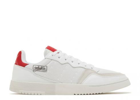 Adidas Supercourt White Scarlet Cloud EF5881