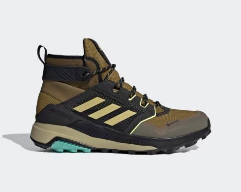 Adidas Terrex Trailmaker Mid Gtx GORE-TEX Wild Moss Halo Gold Hi-Res Yellow FZ2511