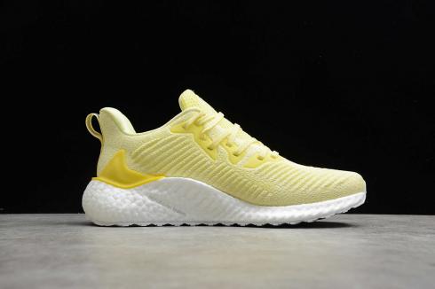 Adidas Wmns AlphaBoost Yellow Cloud White Core Black Shoes EF1286