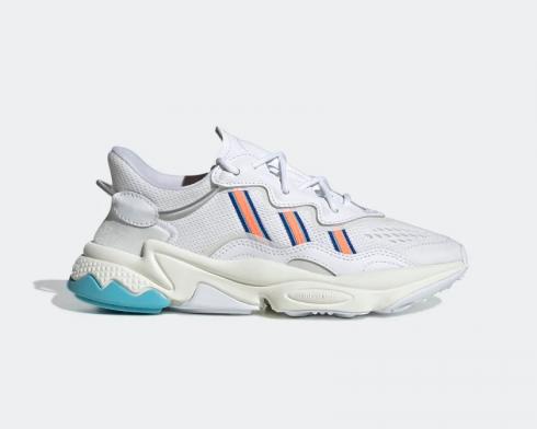 Adidas Wmns Ozweego White Signal Coral Blue Glow EF4290