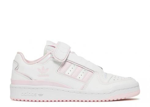 Adidas Womens Forum Plus White Clear Pink Cloud GX5073