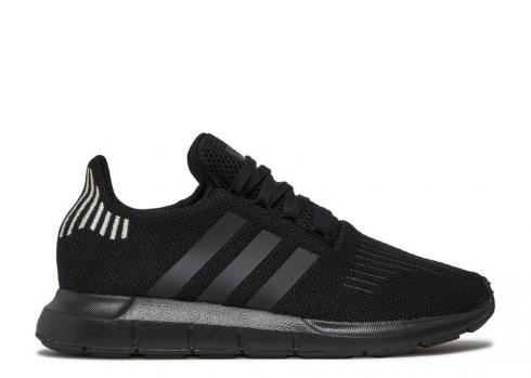 Adidas Womens Swift Run Triple Black Core FW5030