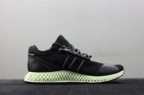 Adidas Y-3 Runner 4D II Core Black Green Running Shoes CG6607