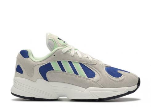 Adidas Yung-1 Glow Green Royal Running College White EE5318