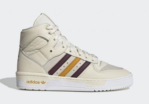 Eric Emanuel x Adidas Rivalry Hi Beige Red Crystal White Yellow G25836