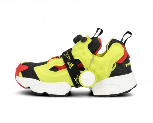 Instapump Fury x Adidas Boost OG Meets OG Black Hypergreen Reebok Red FW5305