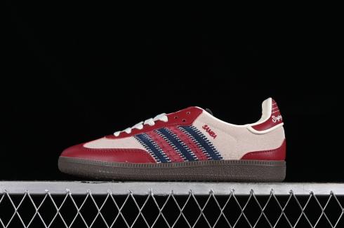 Notitle x Adidas Originals Samba OG Dark Red Navy Blue ID6023