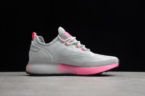 Wmns Adidas Originals ZX 2K Boost Grey Pink FV8988