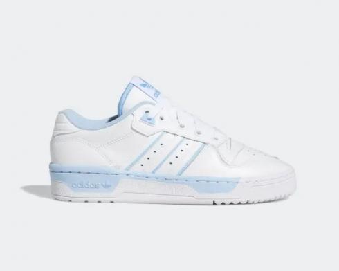 Wmns Adidas Rivalry Low Originals Cloud White Glow Blue EE5932