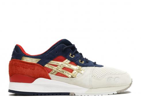 Asics Gel-lyte 3 Boston Tea Party Gold Silver Cloud H50TK9394