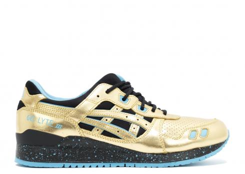 Asics Gel Lyte 3 Wale Blck Blue Gold H63KK9494