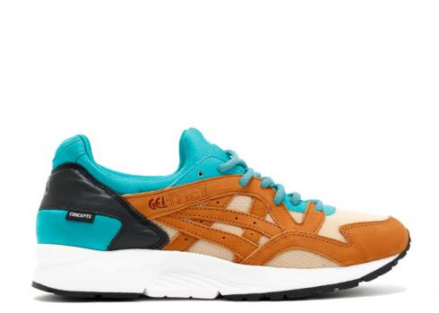 Asics Gel Lyte 5 Concepts Mix Match Chestnut Teal H54BKB