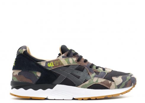 Asics Gel Lyte 5 Woodland Camo Black H54AK8890