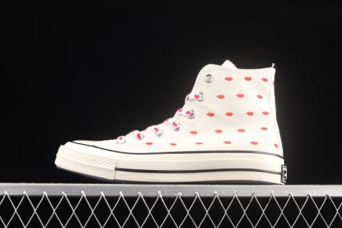 2022 Converse Chuck Taylor All Star 1970s High White Red A01601C