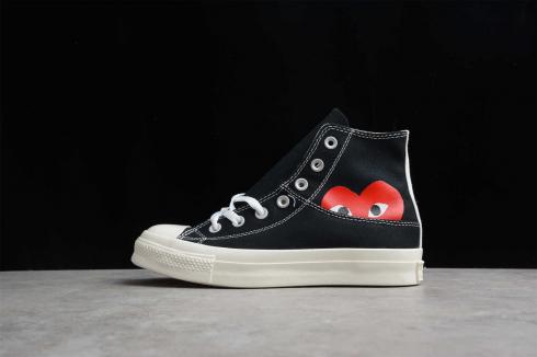 Comme des Garçons PLAY x Converse Chuck Taylor All Star 70 Hi Black 1CL876