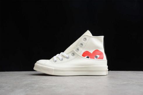 Comme des Garçons PLAY x Converse Chuck Taylor All Star 70 Hi White 1CL877