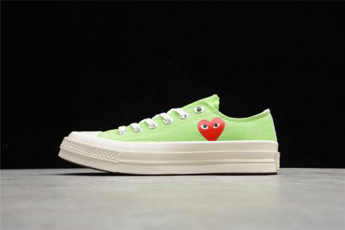 Comme des Garçons PLAY x Converse Chuck Taylor All Star 70 Low Bright Green 168302C