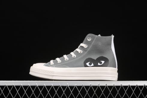 Comme des Garcons Play x Converse Chuck Taylor All Star 70 Hi Grey 171847C