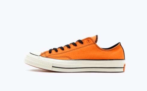 Converse CTAS 70 Ox Vibrant Orange Black Egret Shoes