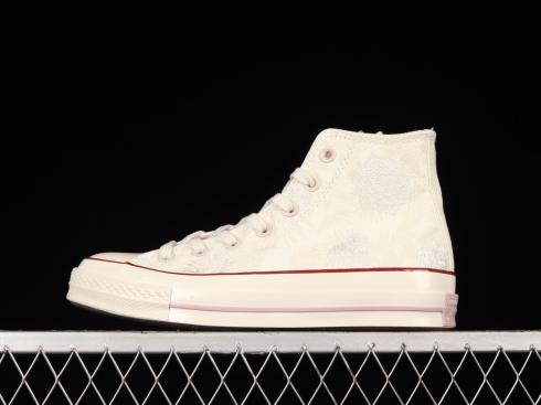 Converse Chuck 70 Embroidered Desert Floral Egret Light Bone A00844C