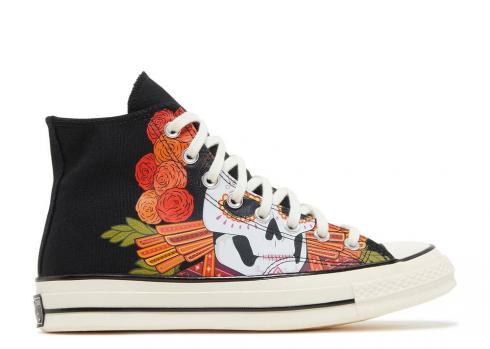 Converse Chuck 70 High Dia De Los Muertos Black Egret Multi 173112C