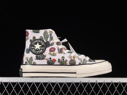 Converse Chuck 70 High Succulents Egret Black A00653C