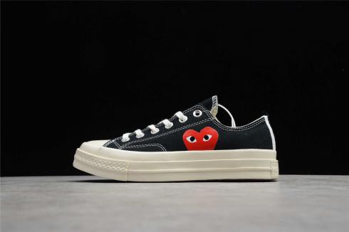 Converse Chuck Taylor All-Star 70s Ox Comme des Garcons PLAY Black Shoes 150206C