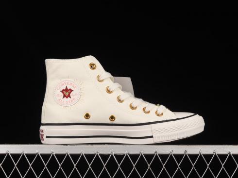 Converse Chuck Taylor All-Star Hearts Valentines Day Vintage White A05139C