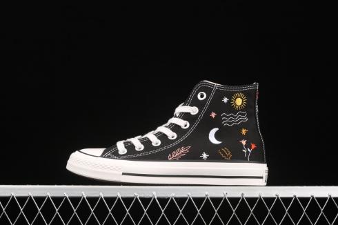 Converse Chuck Taylor All Star Hi Egret Vintage Black White 571081C