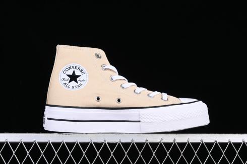 Converse Chuck Taylor All Star Lift Platform Seasonal Color Papyrus Black A02432C