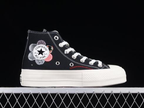 Converse Chuck Taylor All Star Lift Shoes Crafted Patchwork Black A05194C