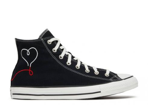 Converse Chuck Taylor All Star Move High GS Made With Love Black Egret Vintage White 171158F