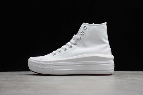 Converse Chuck Taylor All Star Move Platform Hi White 568498C