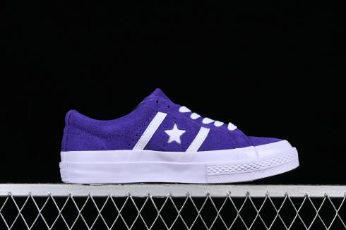 Converse One Star Academy Low Top Court Purple White 164391C