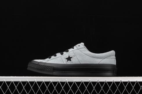 Converse One Star OX Vintage Suede Low Grey Black 169697C 