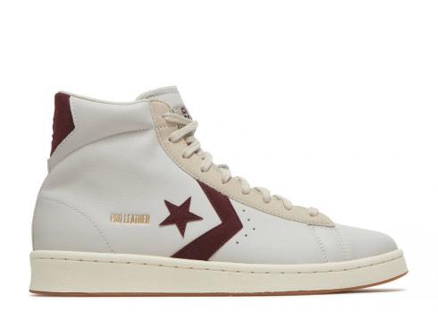 Converse Pro Leather High White Deep Bordeaux Bordaeux String 171606C