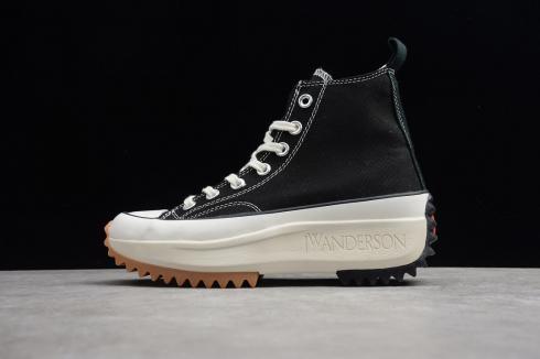 Converse Run Star Hike High Black White Brown 164664C