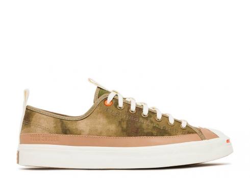 Converse Todd Snyder X Jack Purcell Low Rebel Prep Egret Tan Champagne Elmwood 173058C