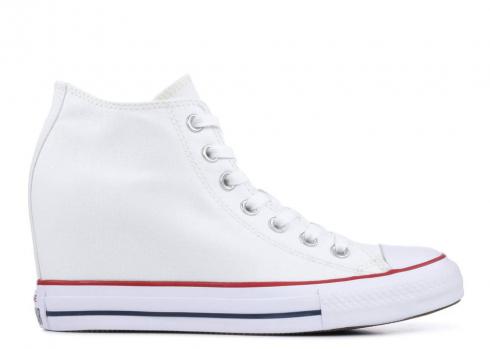 Converse Womens Chuck Taylor Lux Wedge Mid White 547200F