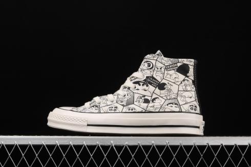 Crayon Shin-Chan x Converse Chuck Taylor All Star 70 HI White Black 168821C