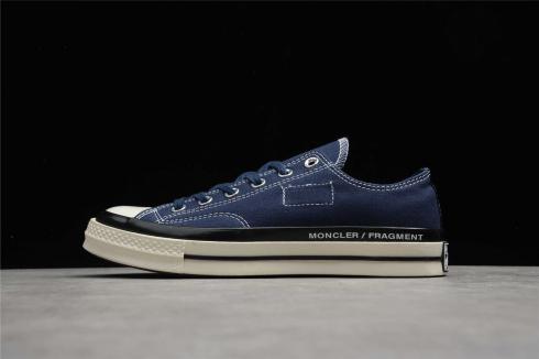 Fragment x Moncler x Converse Chuck Taylor All Star 70 Low Blue 172323C