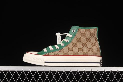 GUCCI x Converse Chuck Taylor All Star 1970s Hi Khaki Green 169769C