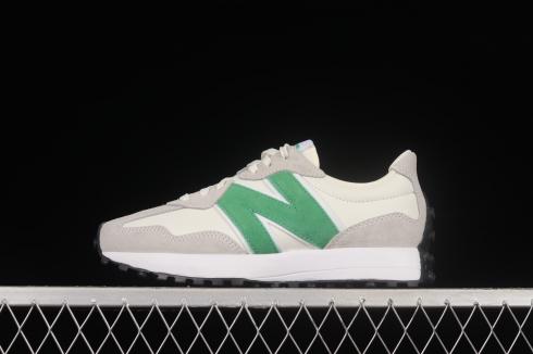 New Balance 327 Light Grey White Green WS327LG