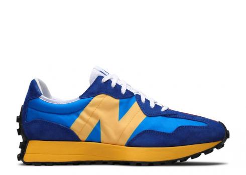 New Balance 327 Marine Blue Orange Varsity MS327LAA