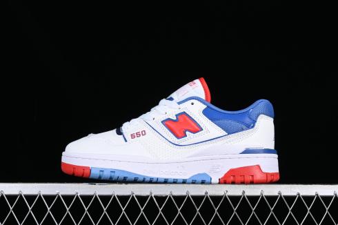 New Balance 550 White True Red Atlantic Blue BB550NCH