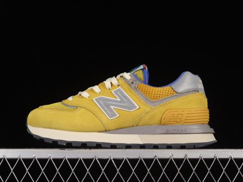 New Balance 574 Bodega Legacy Arrival Lemon Curry Wet Weather Blue U574LGB1