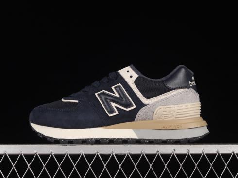 New Balance 574 Navy White Beige U574LGBN